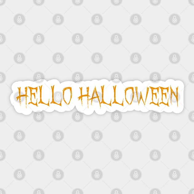 Hello Halloween Sticker by Soul Searchlight